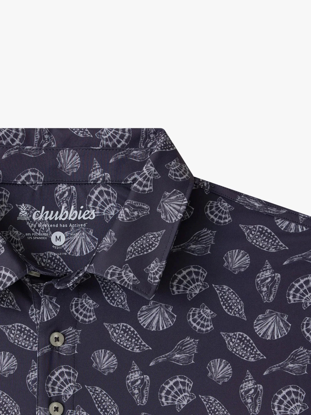 The Shell Yeah (Performance Polo)- Black