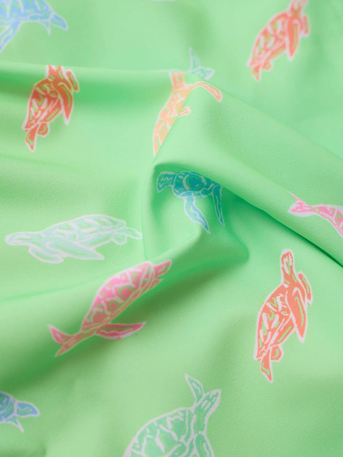 The Turtally Awesomes (Boys Lined Swim Trunk)- Green