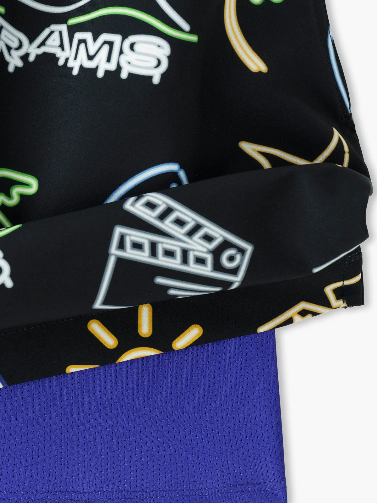 The Neon Rams 5.5" (NFL Classic Lined Swim Trunks)