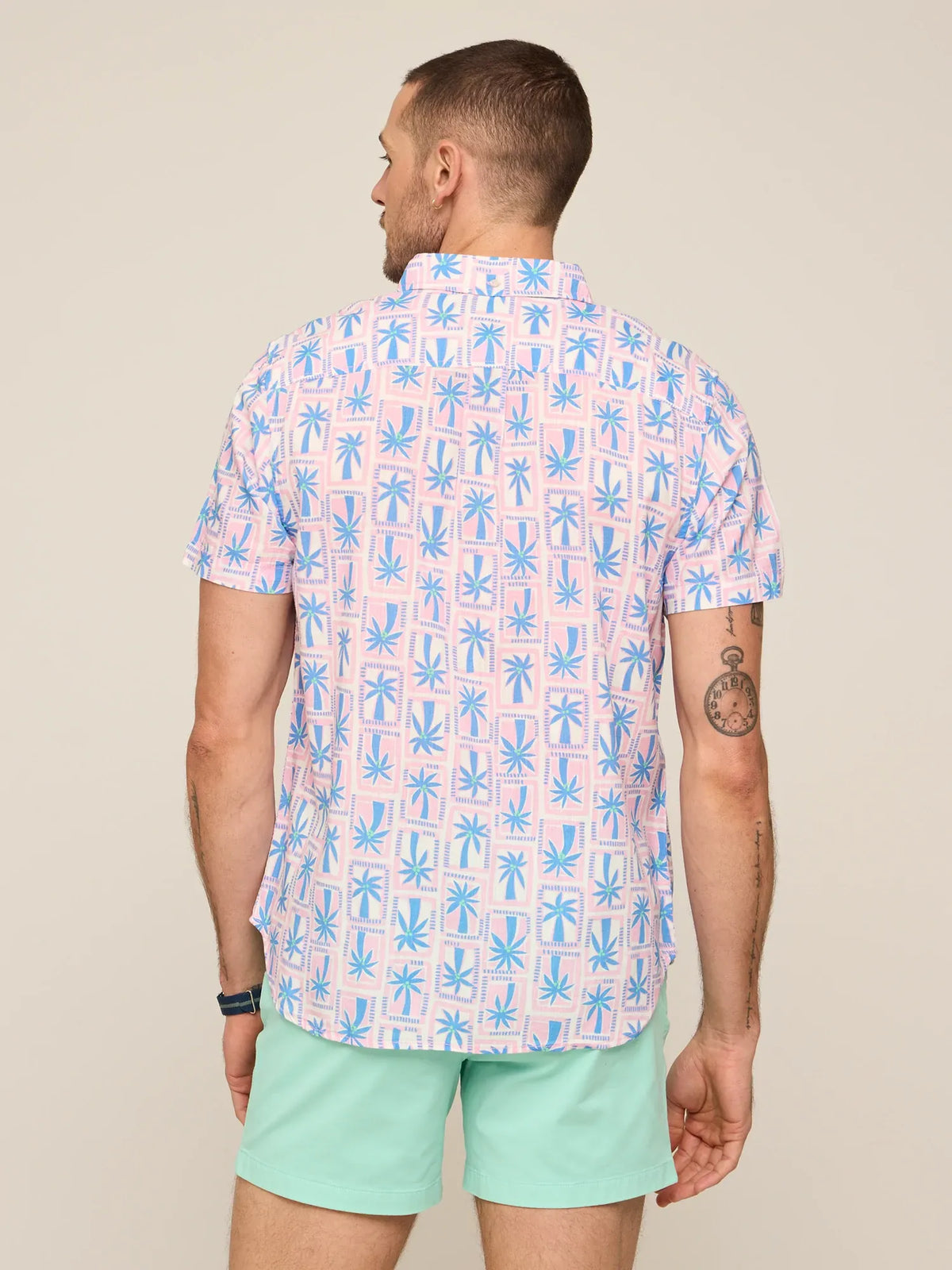The Miami Mosaic (Resort Weave Friday Shirt)- Pink