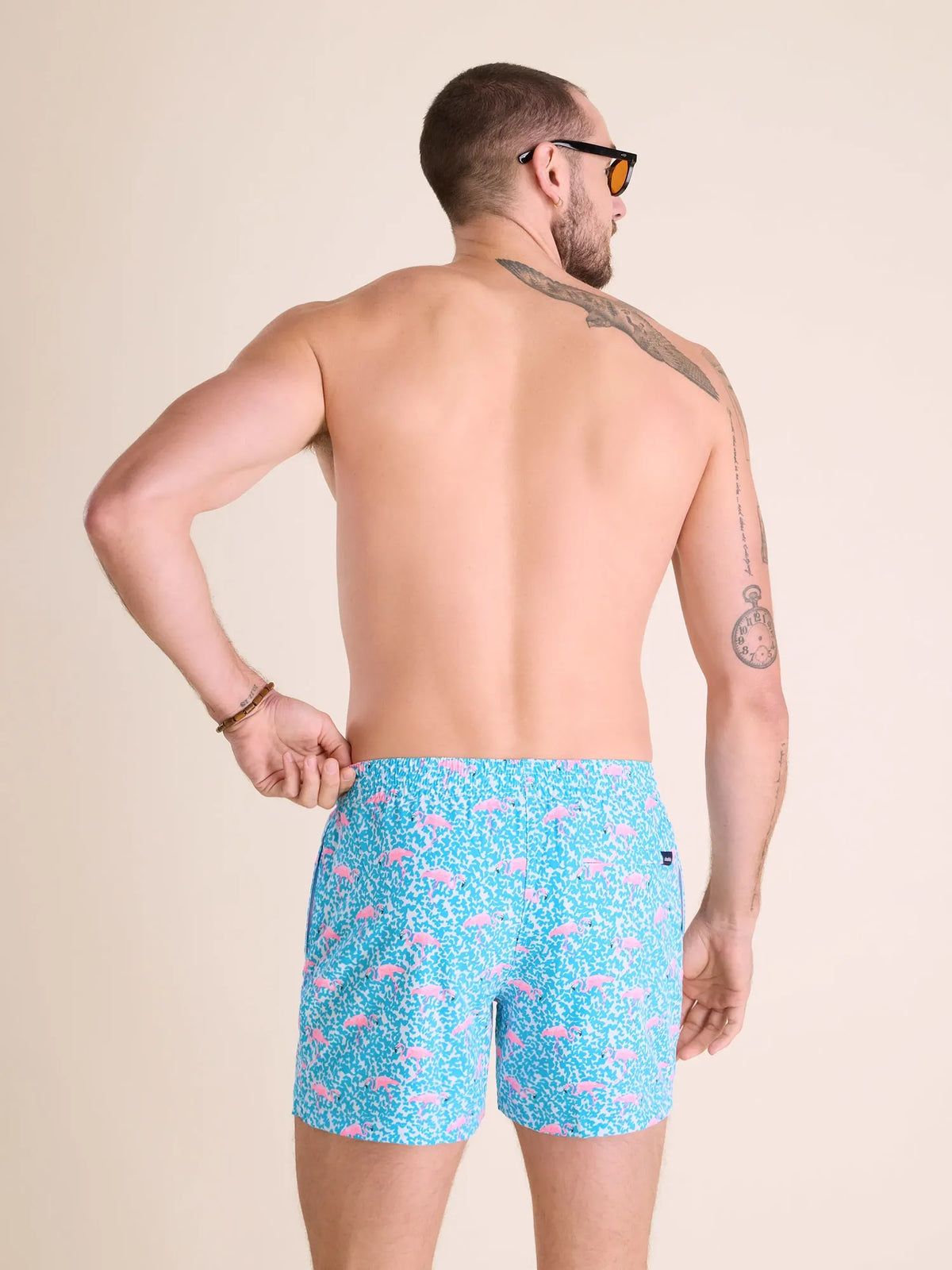 The Domingos Are For Flamingos 5.5" (Classic Swim Trunk)