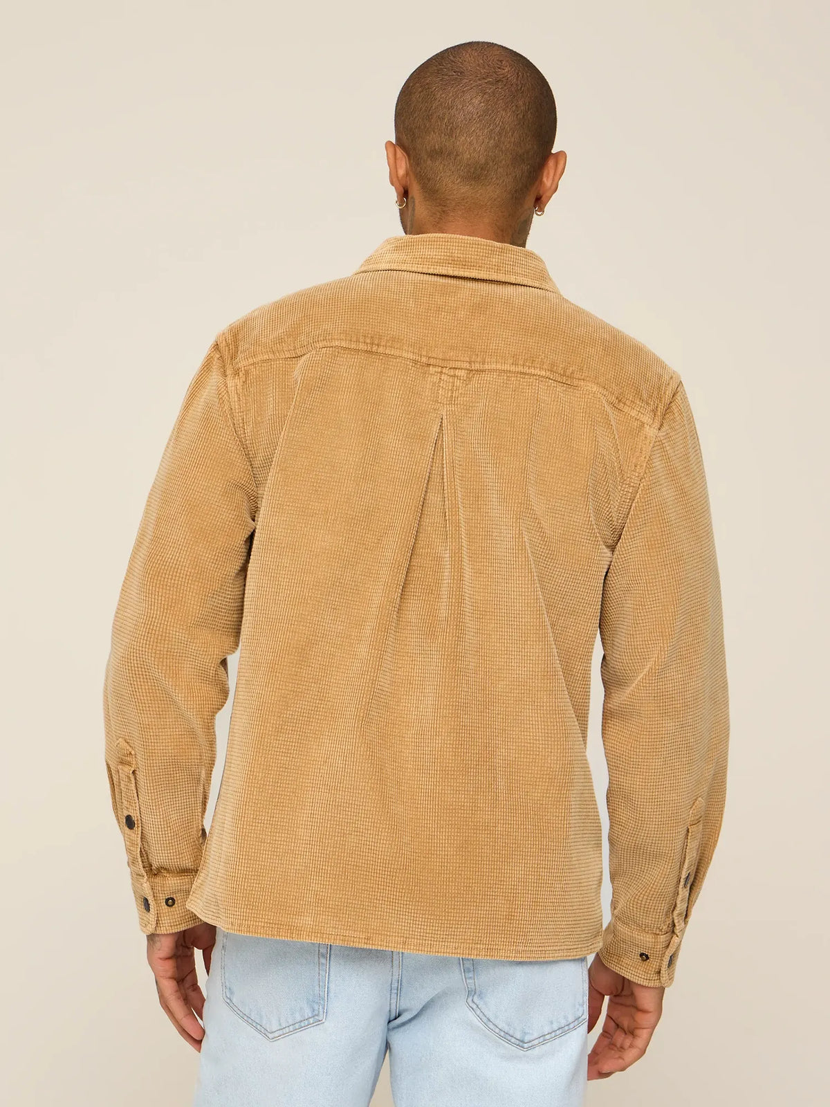 The Sandstone (LS Waffle Cord Friday Shirt)