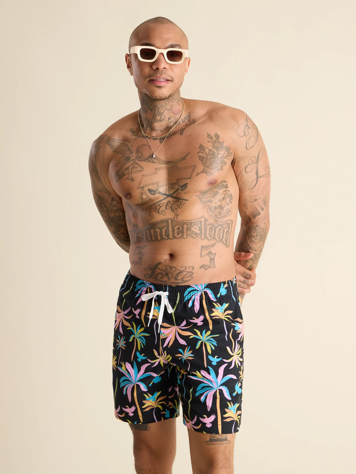 The Black Light Nights 7" (Classic Swim Trunk)