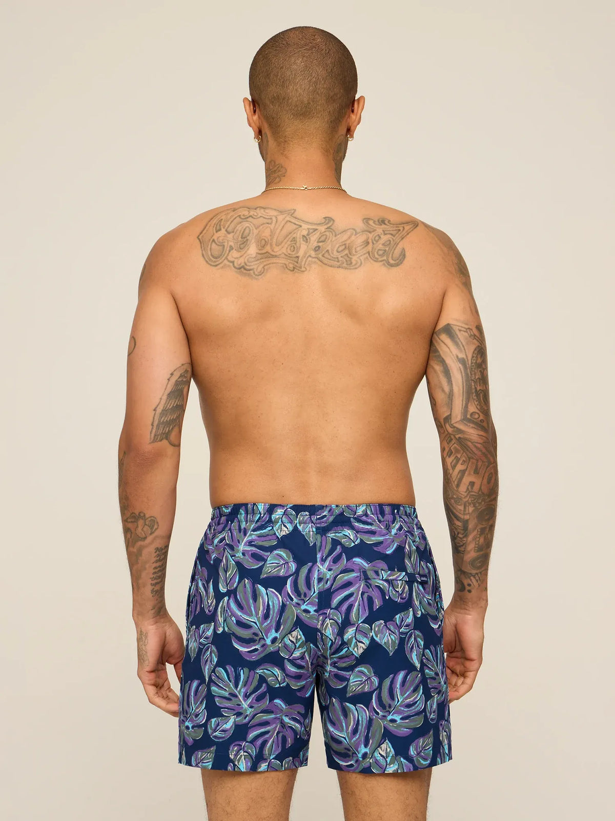 The Variegateds 5.5" (Classic Swim Trunk)- Purple