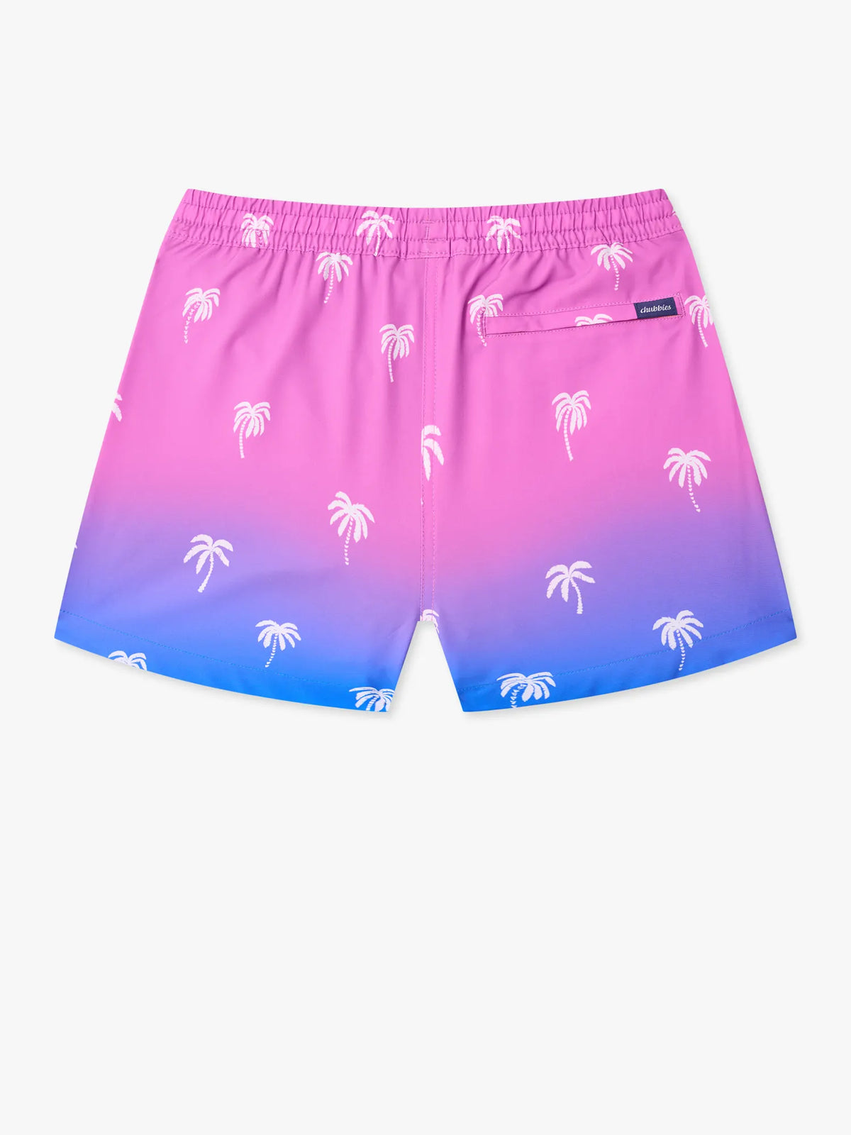 The Polka-Palms (Boys Lined Swim Trunk)