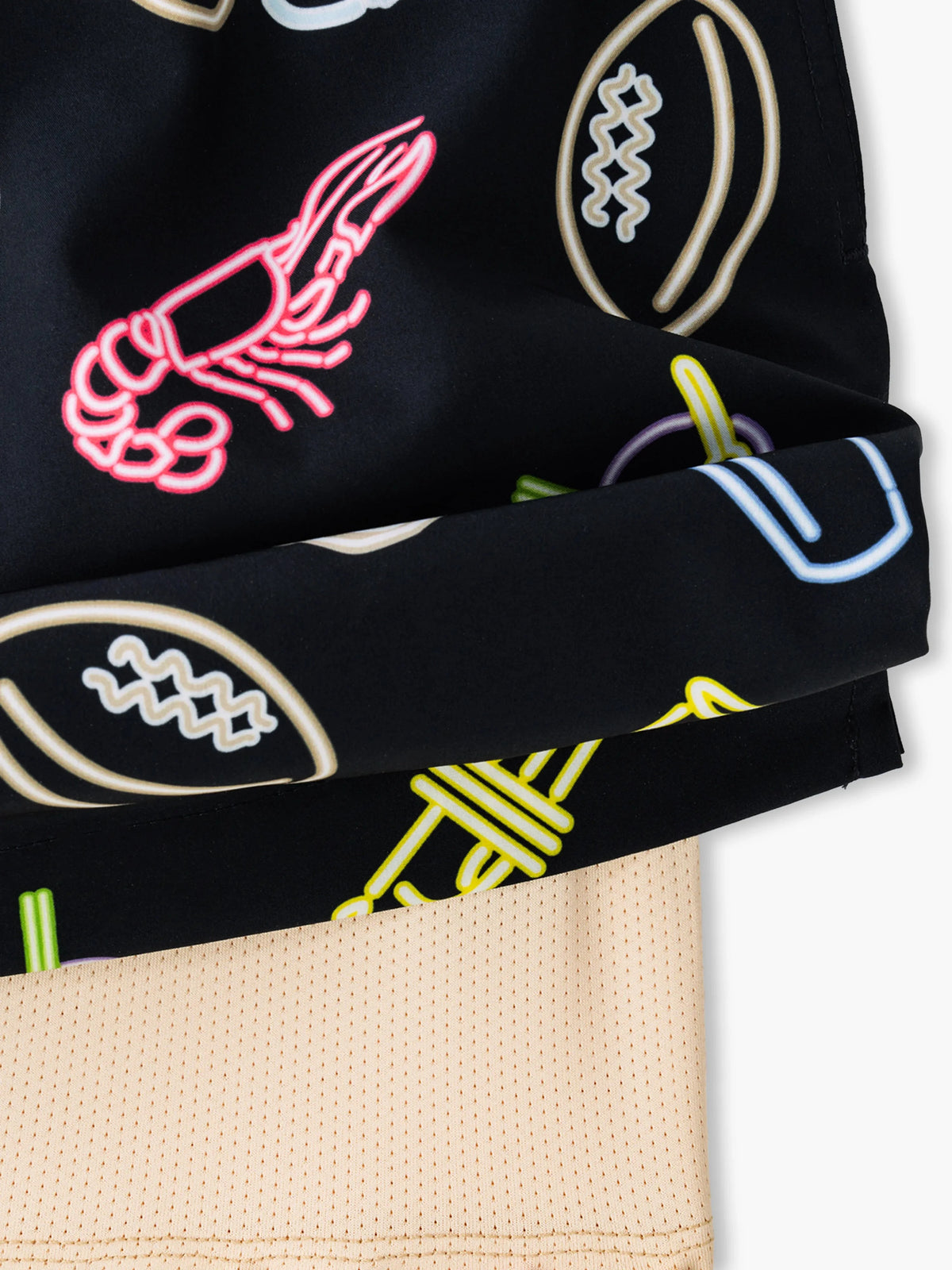 The Neon Saints 5.5" (NFL Classic Lined Swim Trunks)
