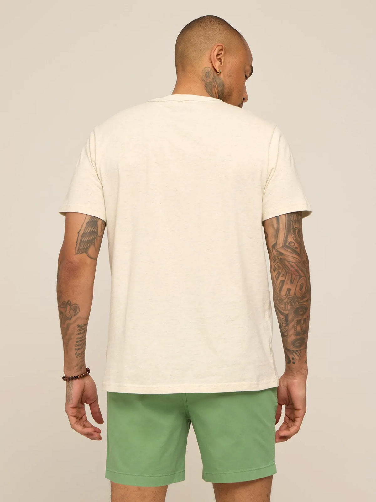 The 24/7, 365 (Essential Non Pocket T-Shirt)- Oatmilk Heather