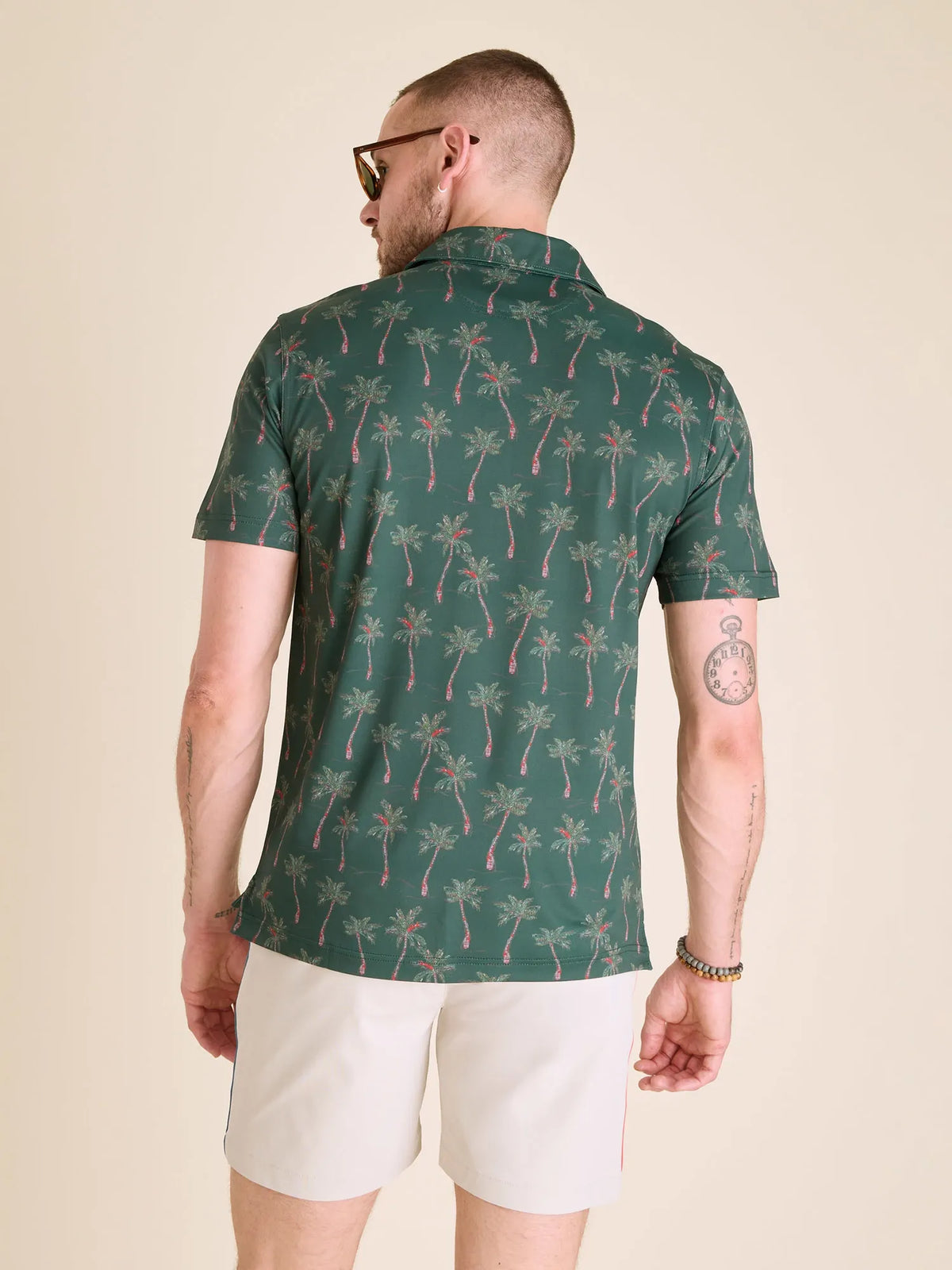 The Brushstroke Palm- Green (Range Polo)
