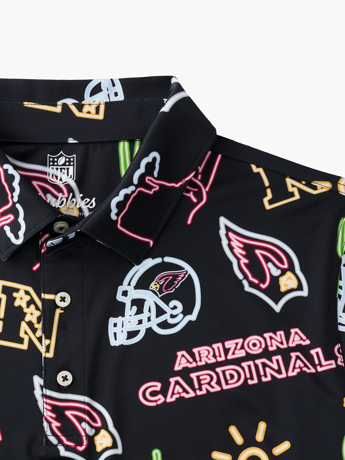 The Neon Cardinals (NFL Performance Polo)