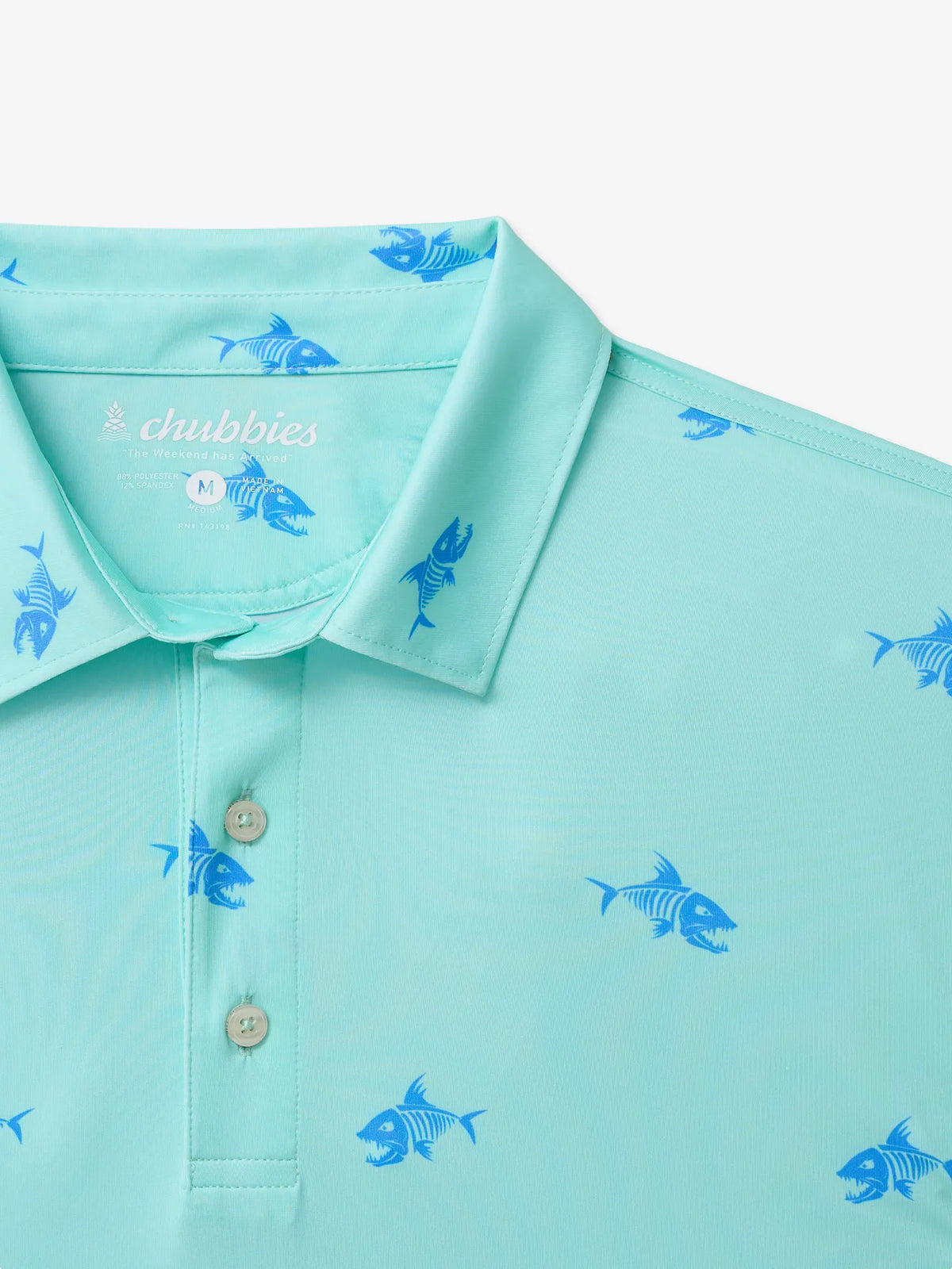 The I Feel It In My Bones (Performance Polo)- Green