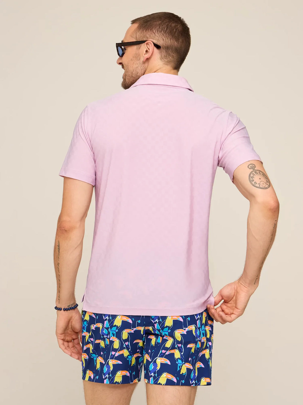 The Blushes (Textured Performance Polo)