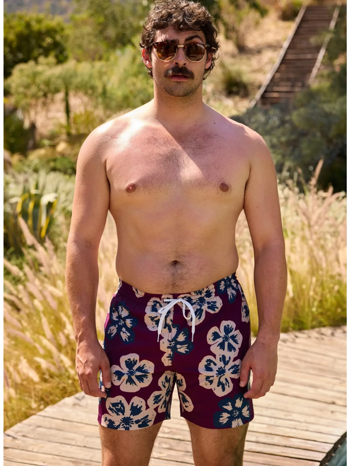 The Berry Botanica 5.5" (Classic Lined Swim Trunk)