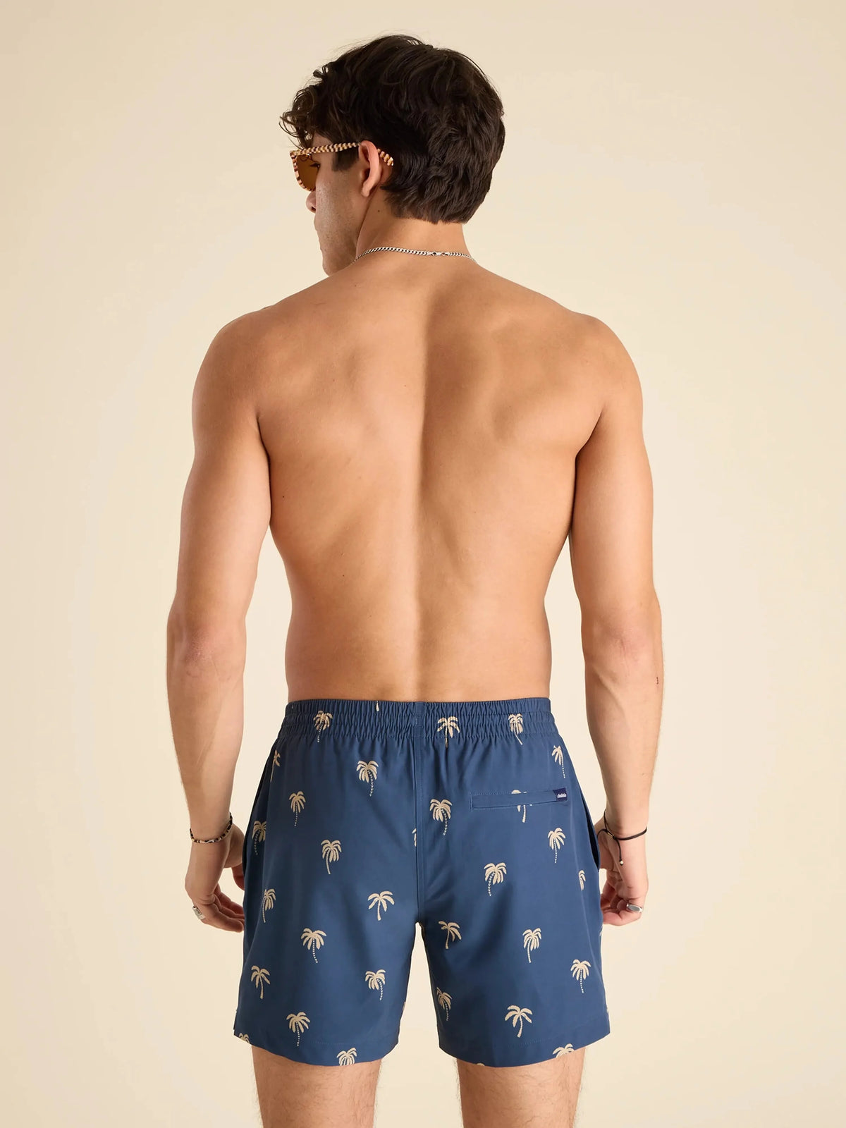 The Midnight Palms 5.5" (Classic Lined Swim Trunk)