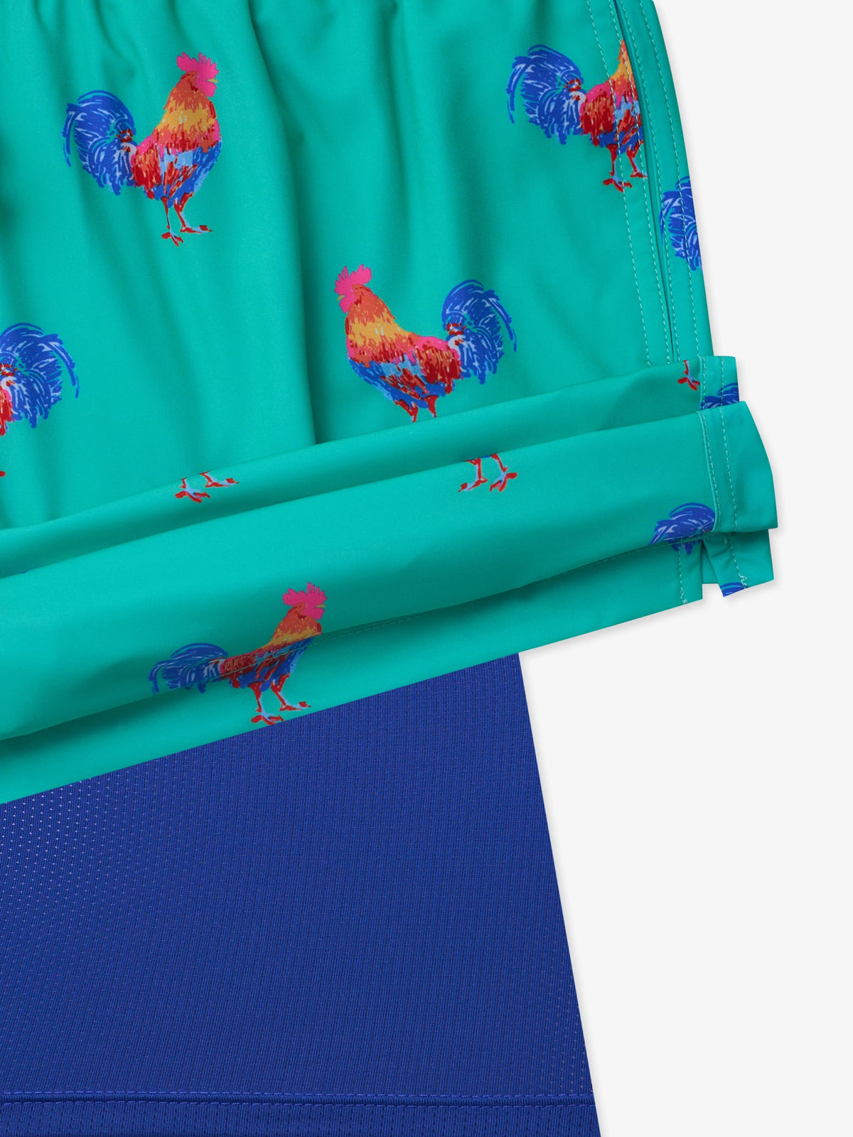 The Cockadoodle Doozies 7" (Classic Lined Swim Trunk)- Teal