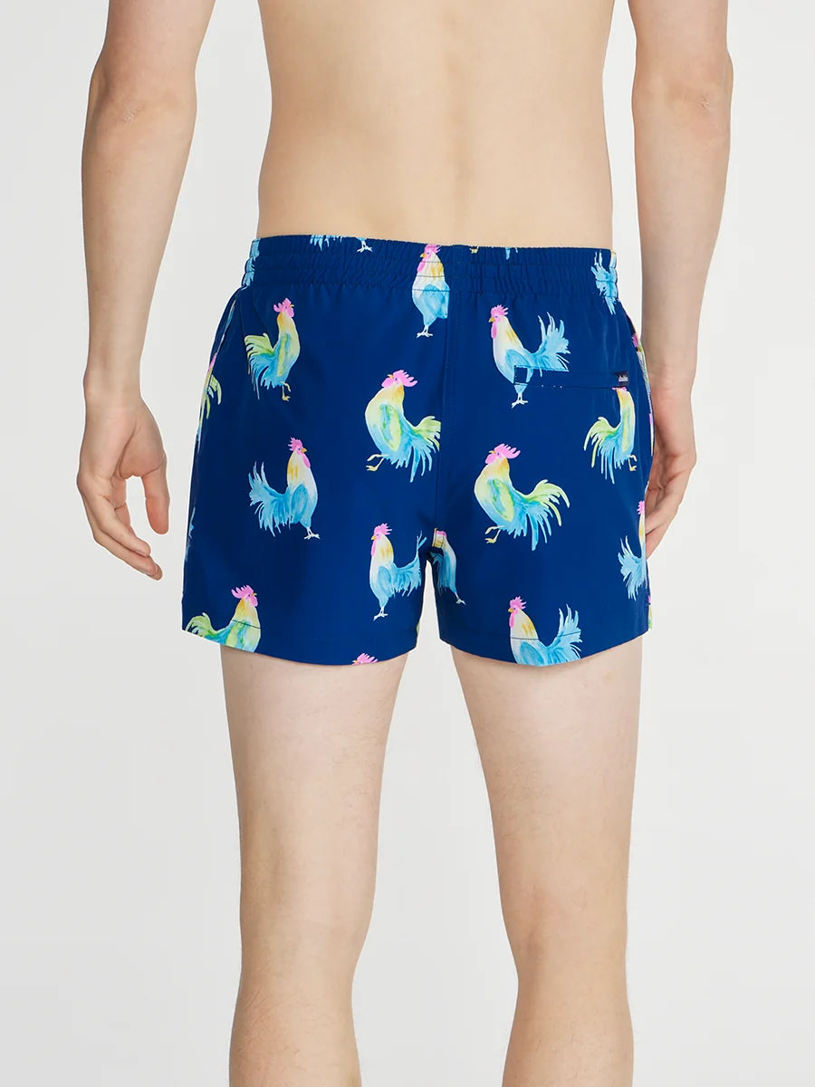 The Fowl Plays 4" (Classic Swim Trunk)
