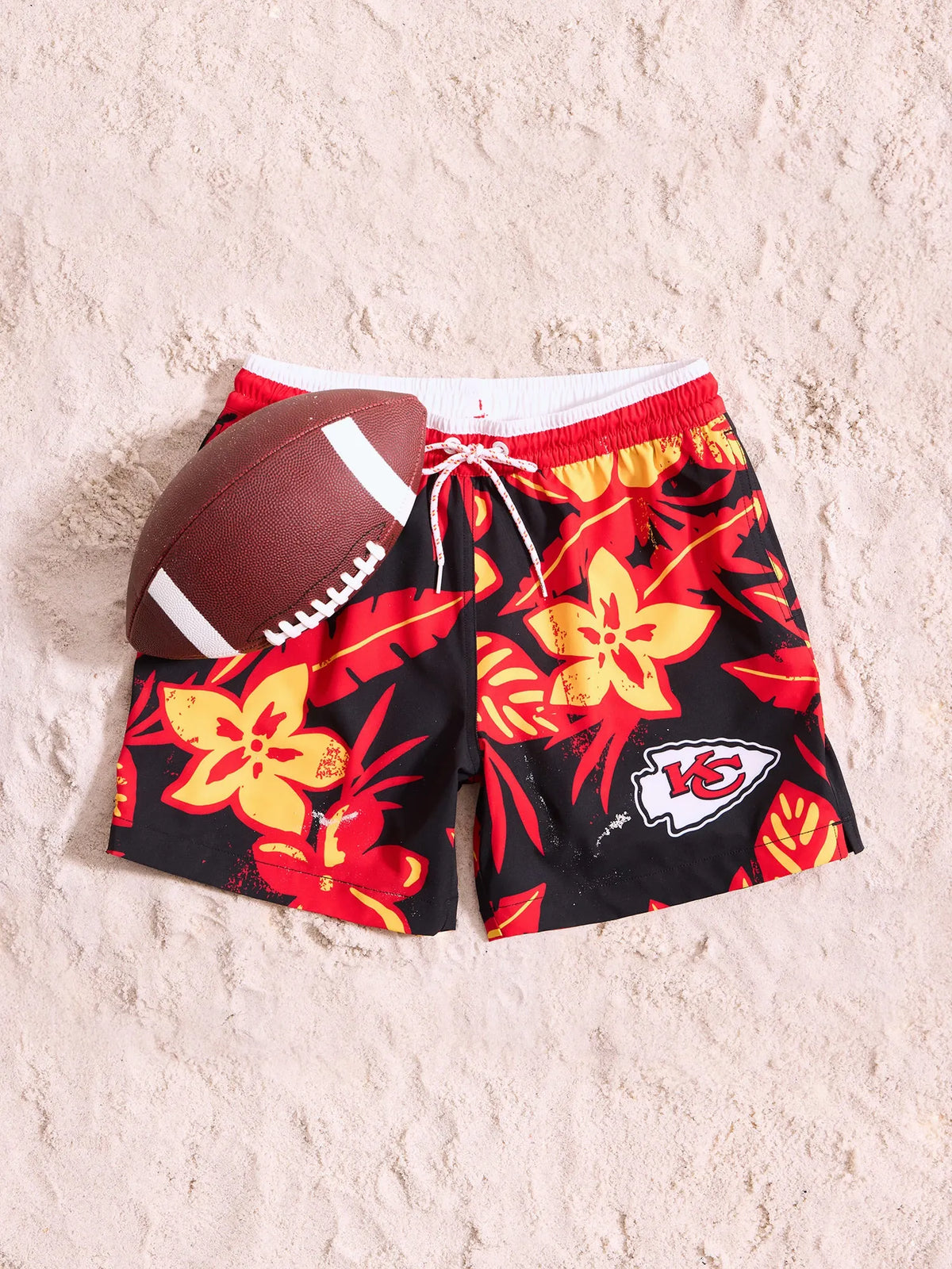 The Chiefs Deep End Zones 5.5" (Classic Lined Swim Trunk)