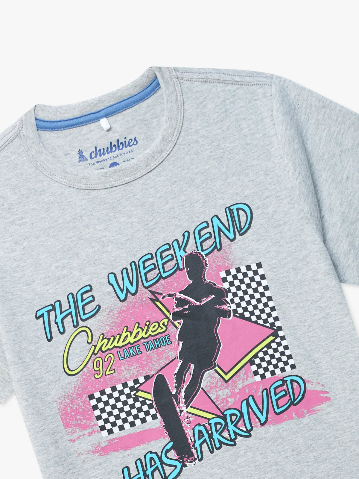 The Summer of '92 (Boys Non Pocket Graphic T-Shirt)- Gray