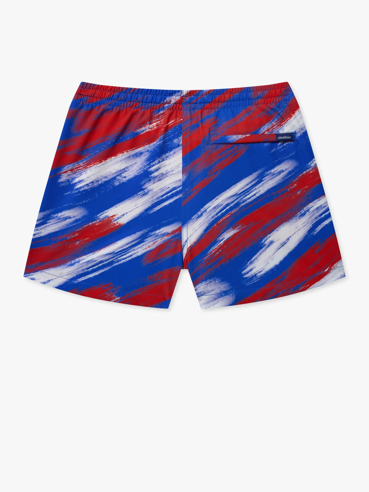 The Color Blitz Bills (Boys Lined Swim Trunk)