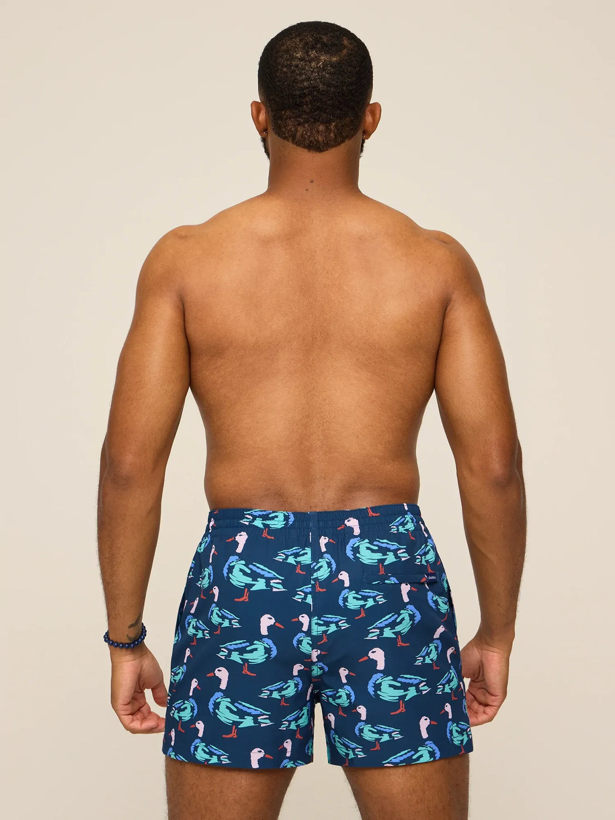The Mallards are The Moments 4" (Classic Lined Swim Trunk)- Green