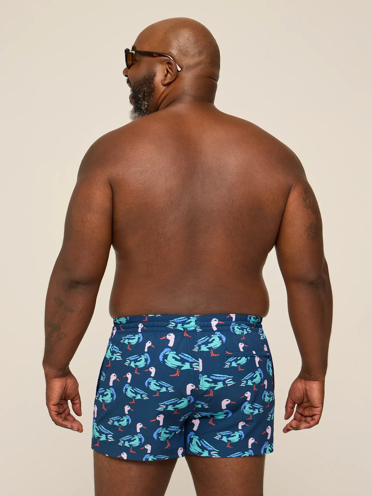 The Mallards Are The Moments 2" (Classic Lined Swim Trunk)