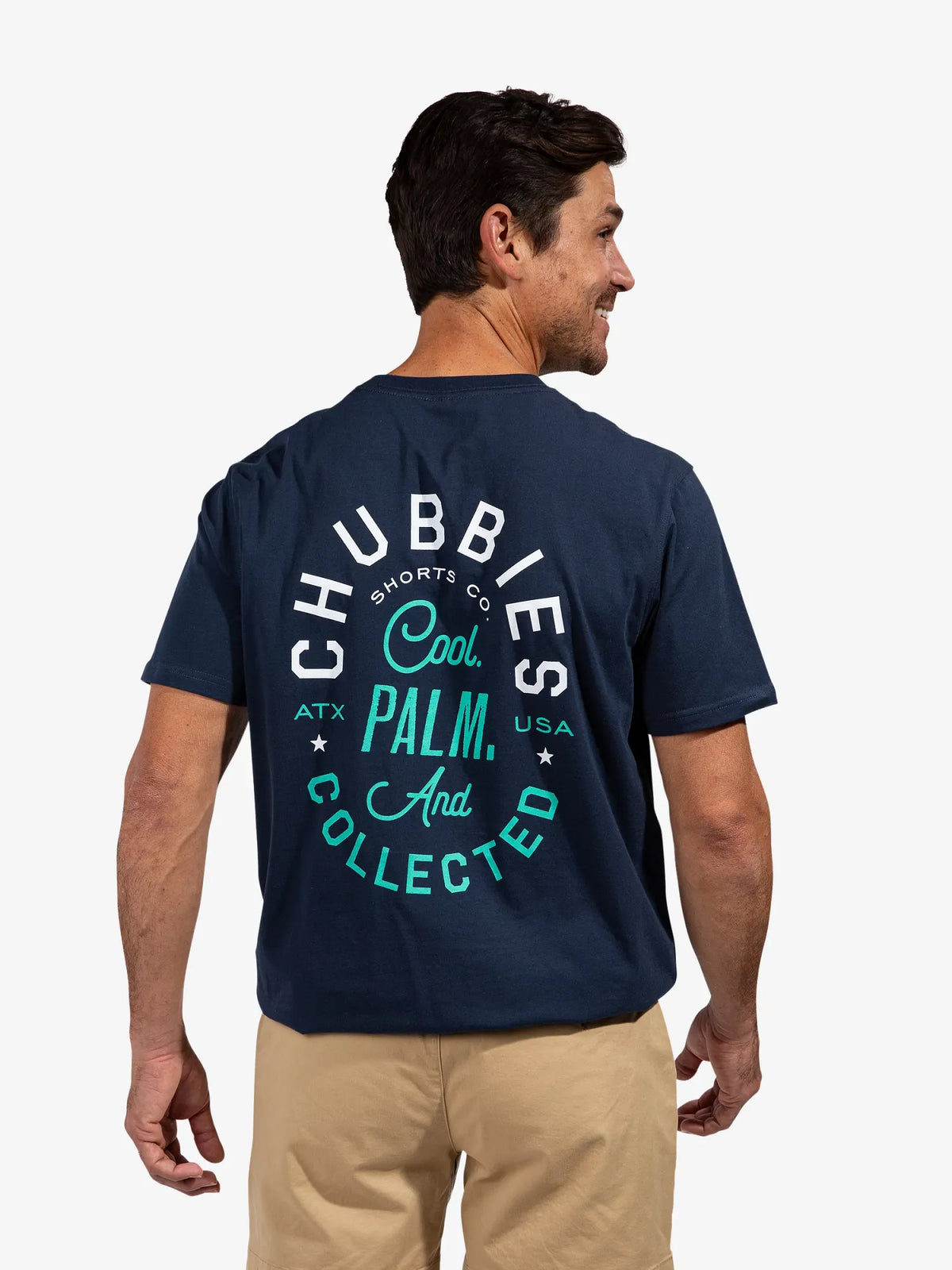 The Cool Palm and Collected Navy (T-Shirt)
