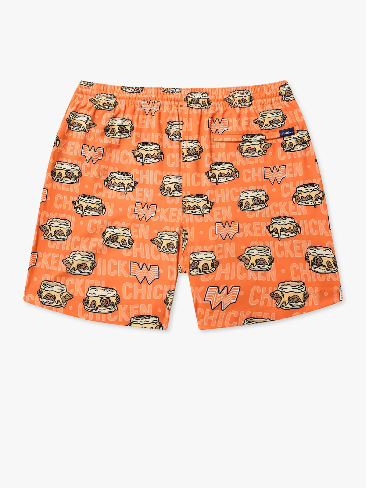 The Honey Butter Chicken Biscuit 5.5" (Classic Lined Swim) - Orange