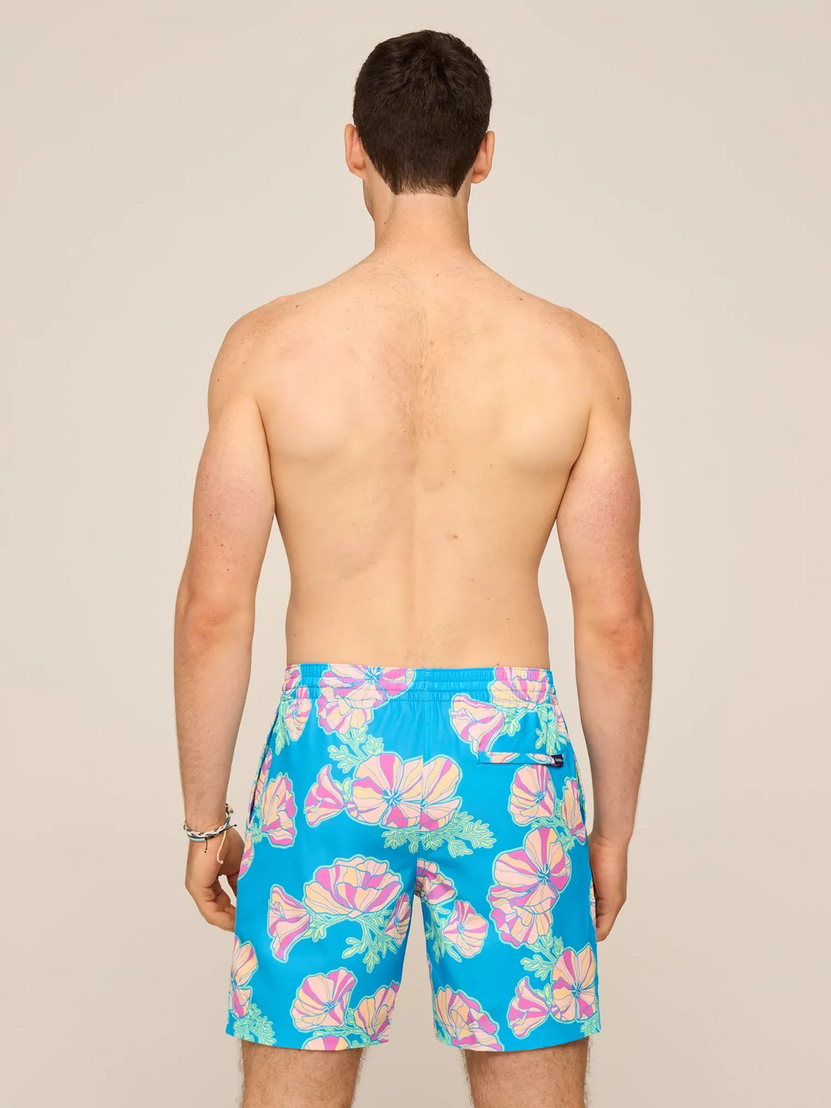 The Great Grand Poppy 7" (Classic Lined Swim Trunk)- Blue