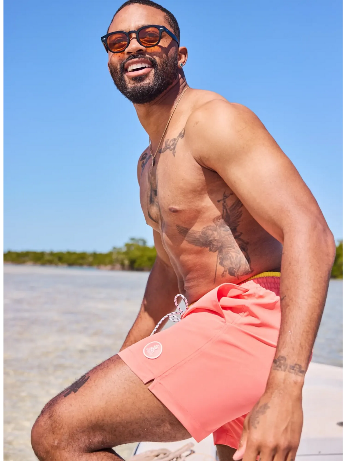 The Peach Perfects 5.5" (Classic Lined Swim Trunk w/ SP WB)