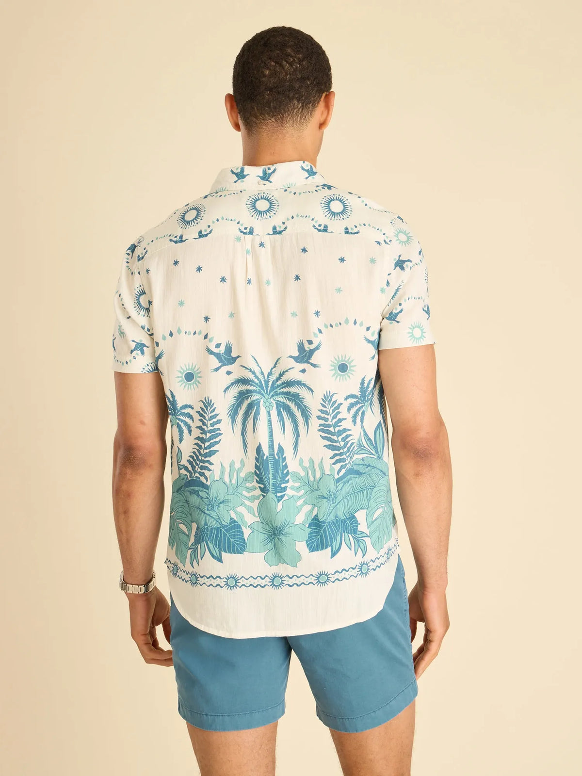 The Scenic Route- Tan (Resort Weave Friday Shirt)
