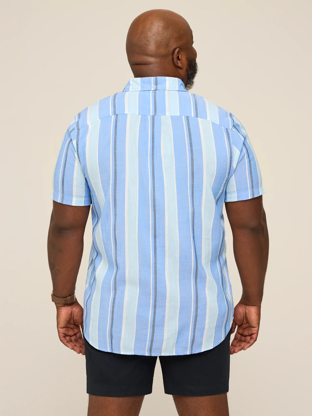 The Barnwood (Resort Weave Friday Shirt)- Blue