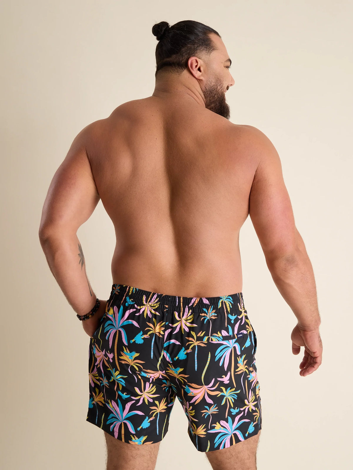 The Black Light Nights 5.5" (Classic Lined Swim Trunk)