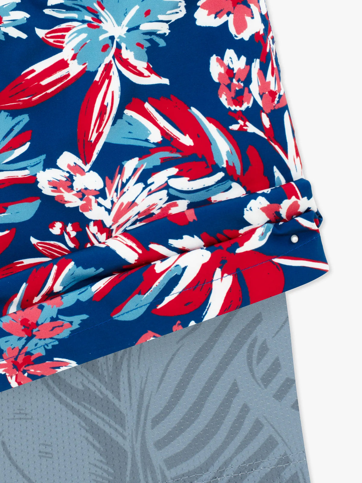 The Star Spangled Blooms (Boys Lined Swim Trunk)