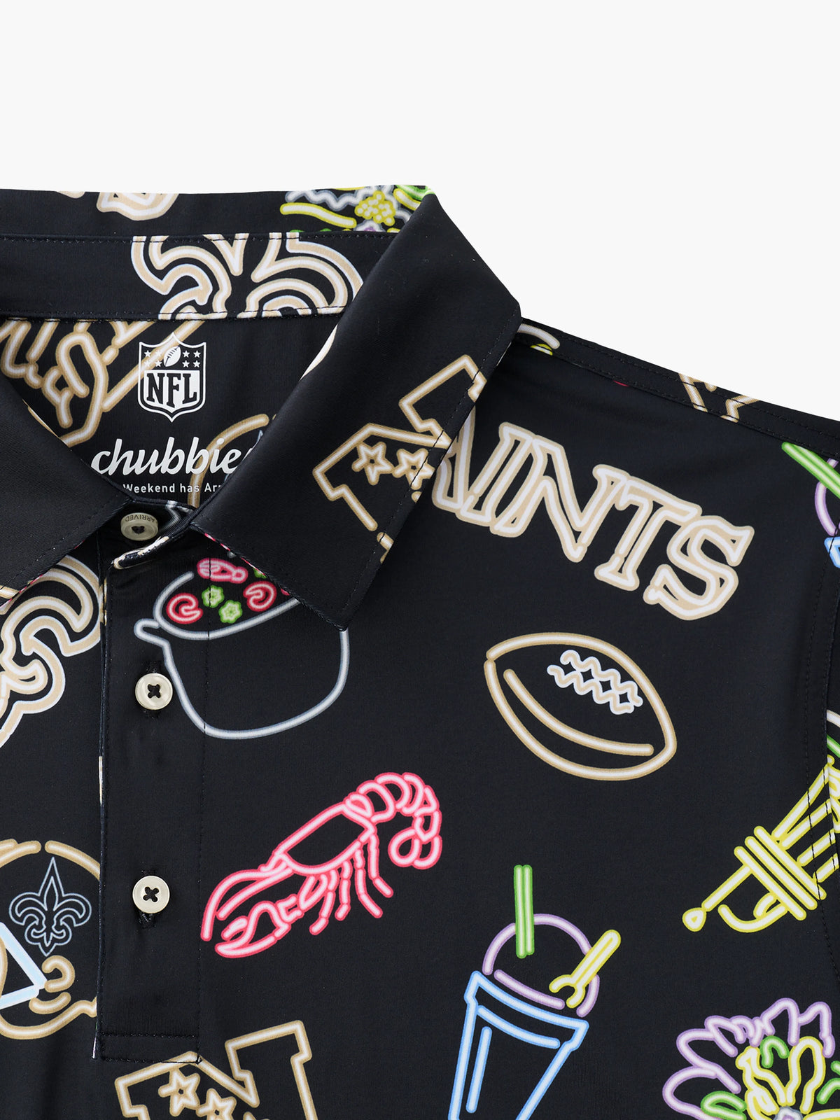 The Neon Saints (NFL Performance Polo)