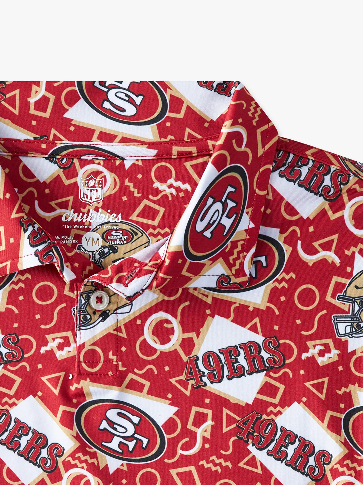 The 49ers Game Day Fit (Boys Performance Polo)