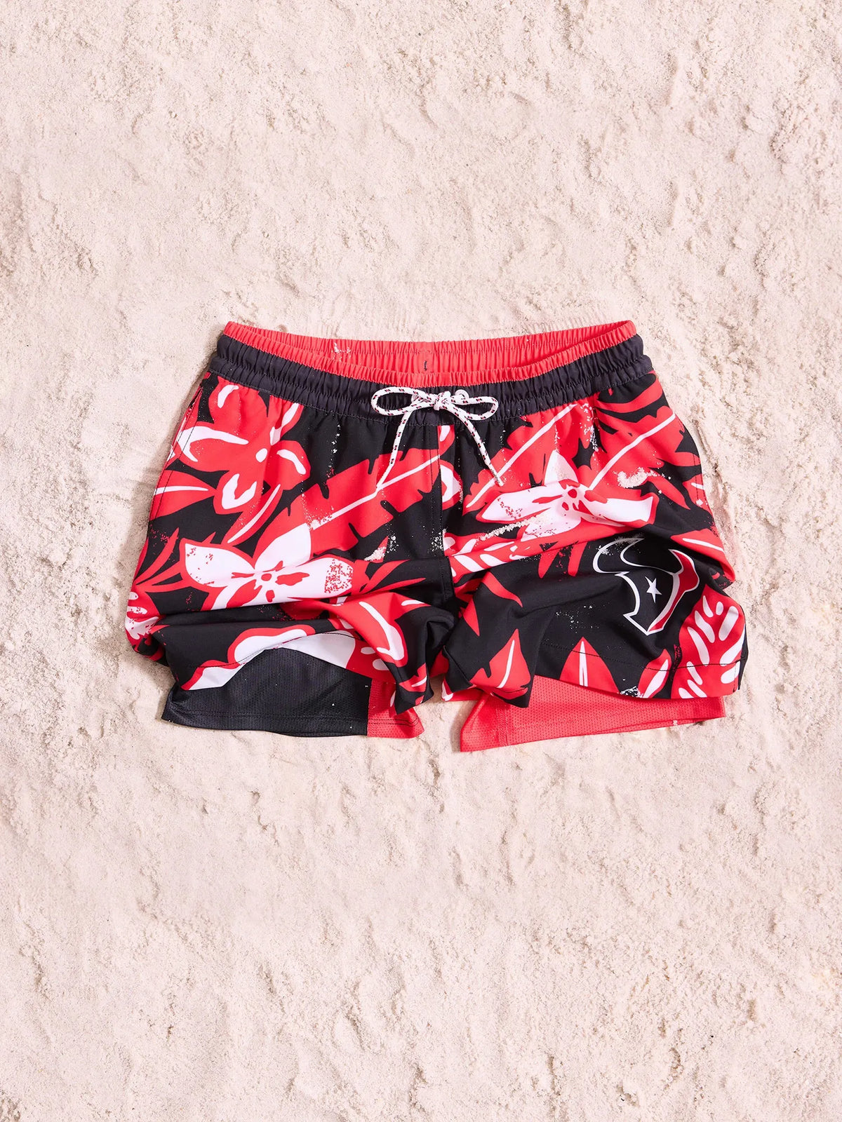 The Texans Deep End Zones 5.5" (Classic Lined Swim Trunk)