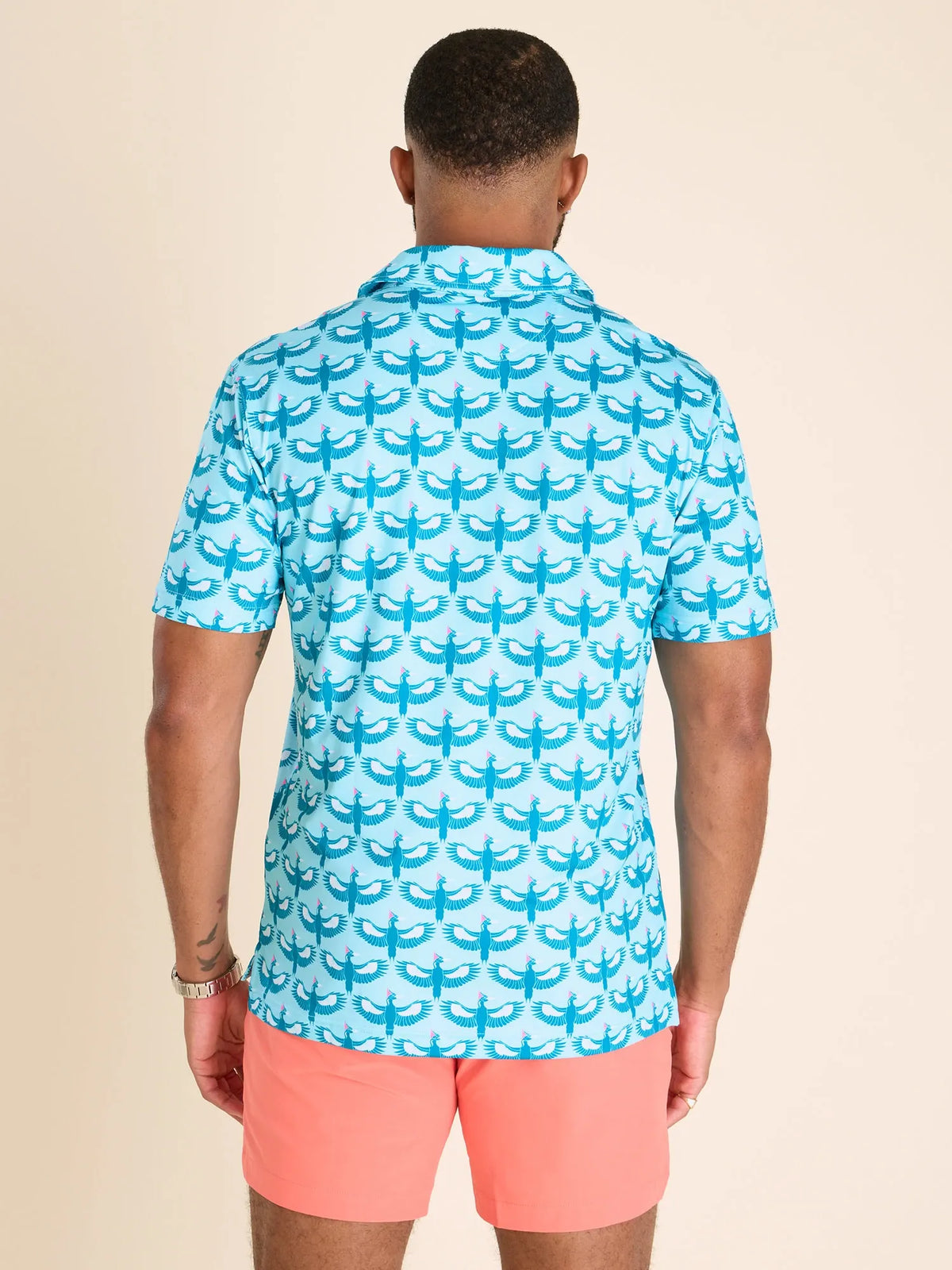 The Birds Of A Feather- Blue (Performance Polo)