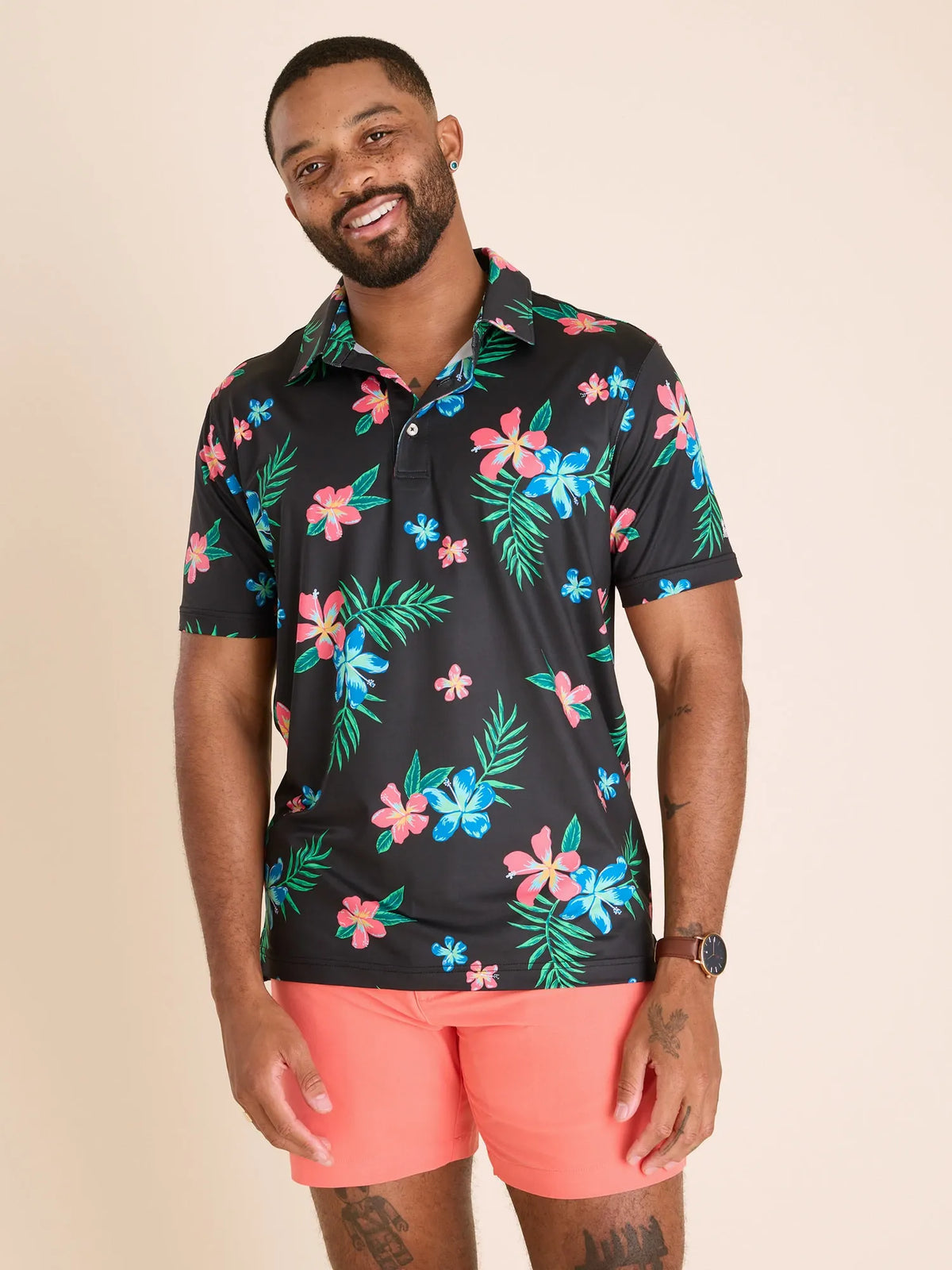 The Electric Flowers (Performance Polo)