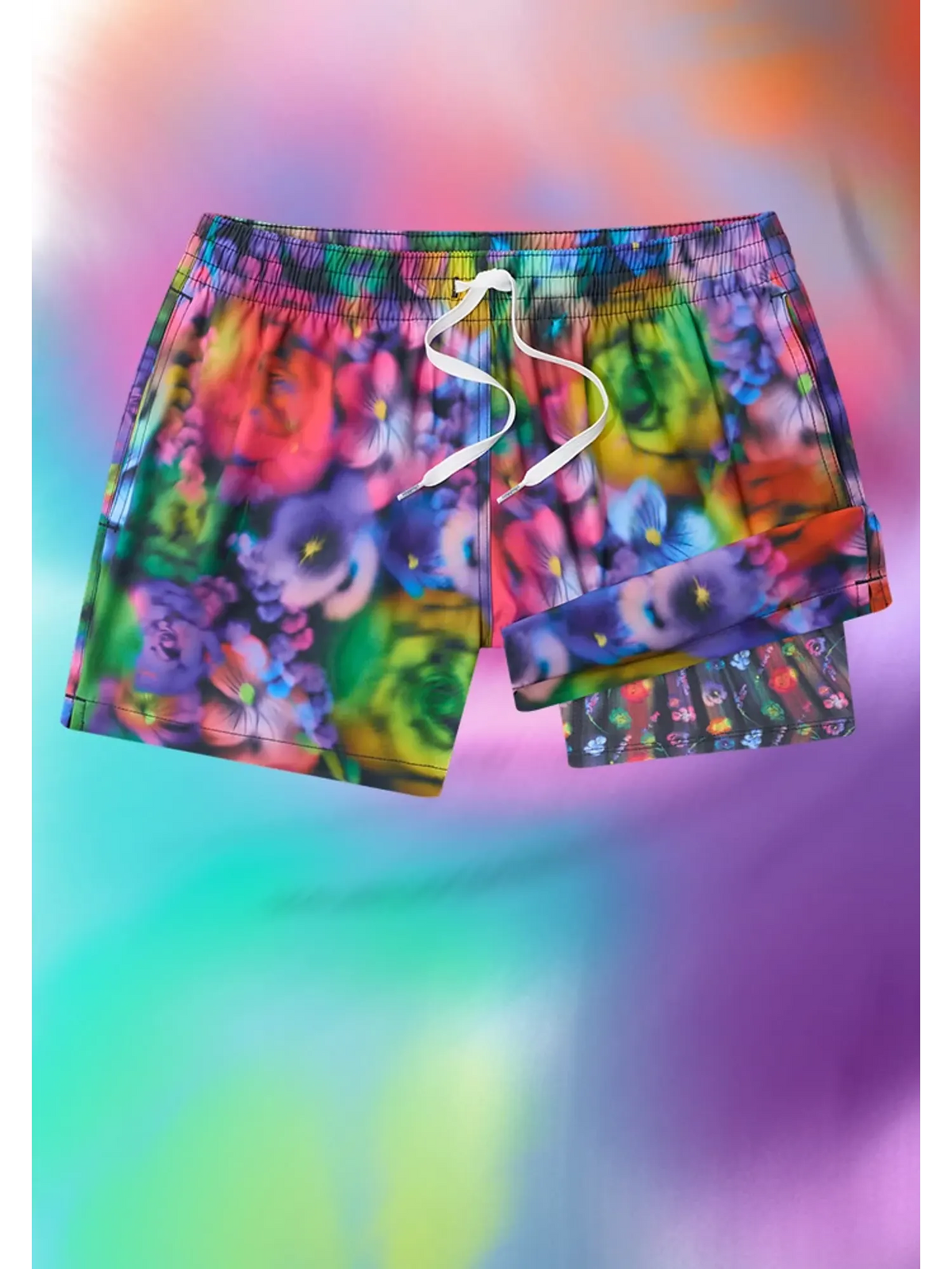 The Sonic Blooms 4" (Classic Lined Swim Trunk)