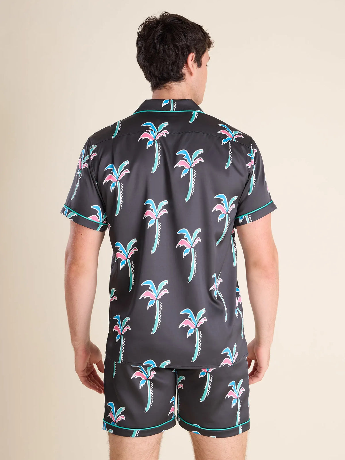 The Cabana Boy (Satin Sleep Shirt)