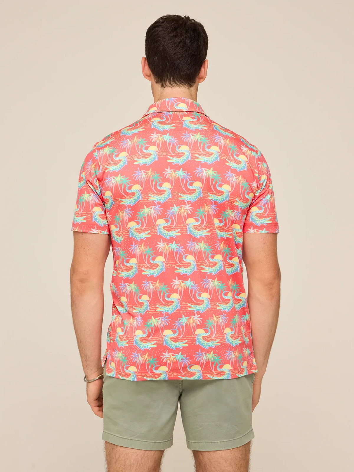 The Rock-a-Croc (Performance Polo)- Red