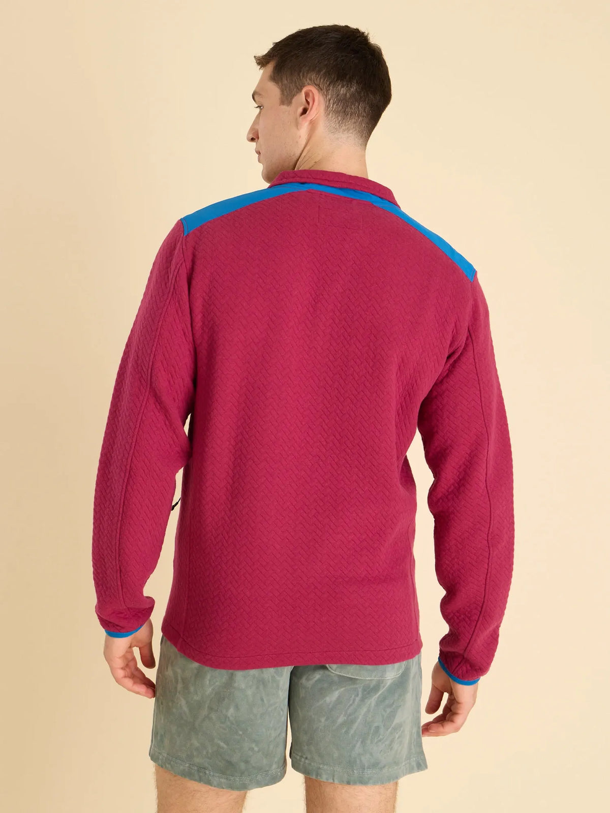 The Crimson Cruiser (Quilted Quarter-Zip)