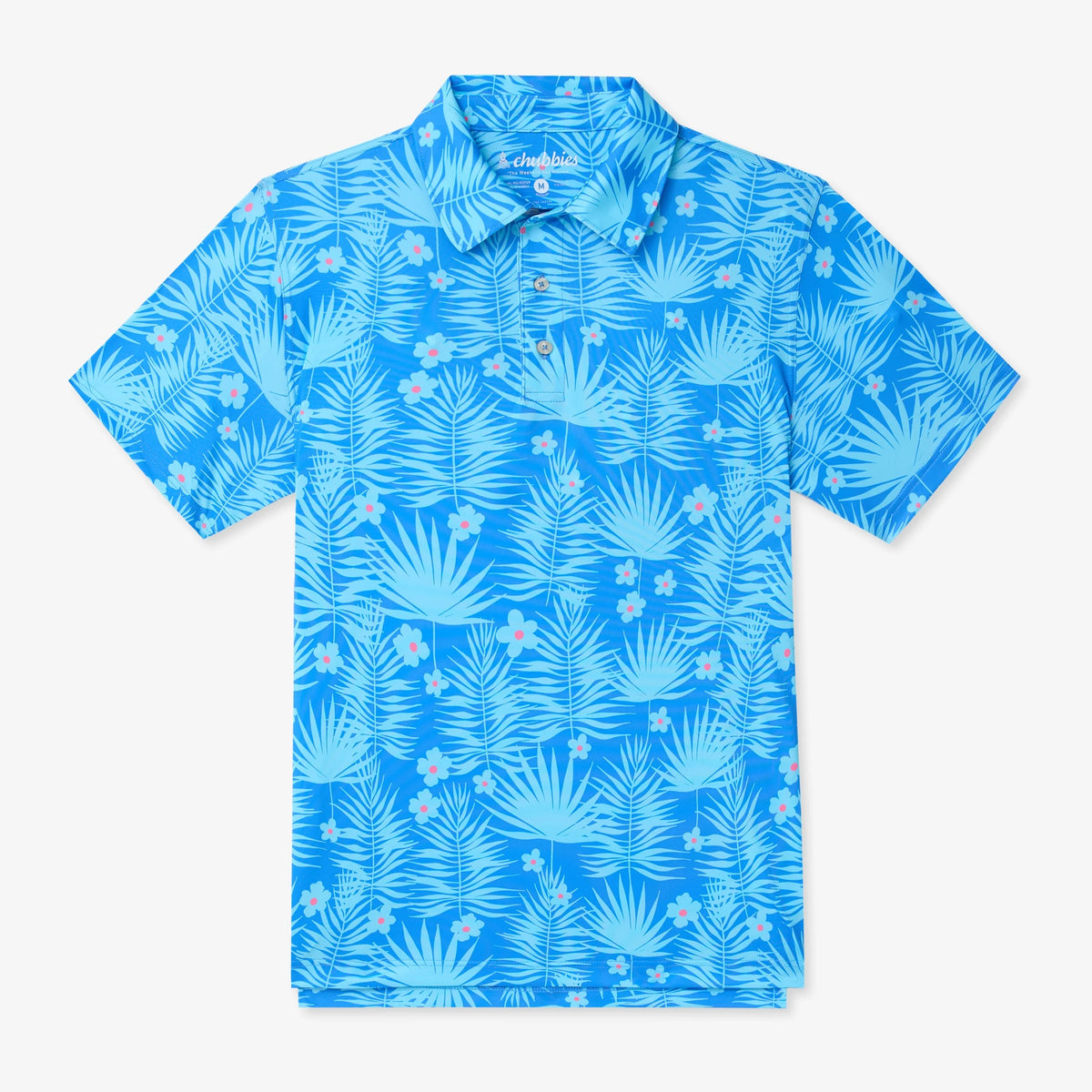 The Fern Flow (Performance Polo)- Blue